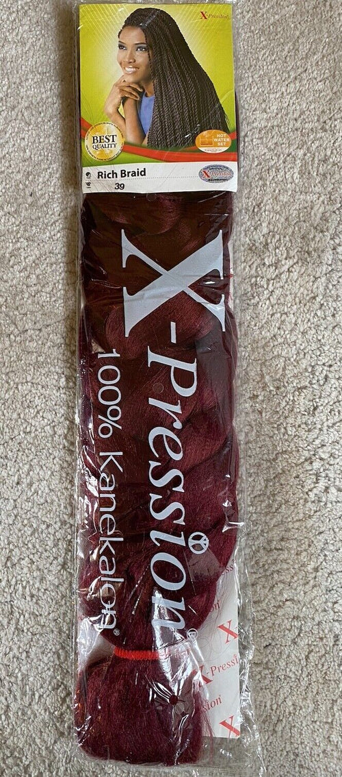 X-PRESSION NIGERIA EXTENSION PER CAPELLI - ALLUNGAMENTO ARTIFICIALE PER TRECCINE COLOUR 39 .