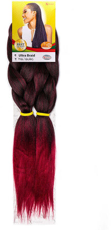 X-PRESSION NIGERIA EXTENSION PER CAPELLI - ALLUNGAMENTO ARTIFICIALE PER TRECCINE COLOUR # T1B/ BURG .