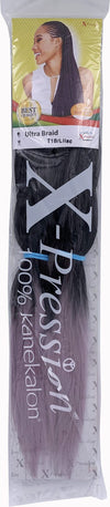 X-Pression Nigeria Extension per Capelli - Allungamento Artificiale per Treccine Colour #t1 B/lilac . X- Pression