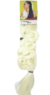 X-PRESSION NIGERIA EXTENSION PER CAPELLI - ALLUNGAMENTO ARTIFICIALE PER TRECCINE WHITE - BIANCO.