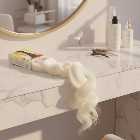 X-PRESSION NIGERIA EXTENSION PER CAPELLI - ALLUNGAMENTO ARTIFICIALE PER TRECCINE WHITE - BIANCO.