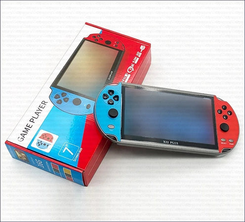 Console Portatile Giochi Retro Game X12 PLUS con Display a colori 7 Pollici e Memoria 6GB