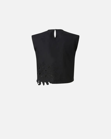 Pinko TRUE COLORS TOP POPELINE RICAMO 25 da donna