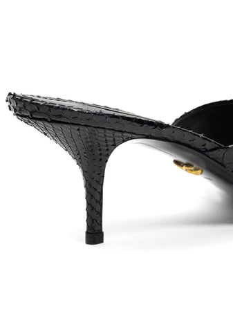 Dolce & Gabbana Ciabatta in pelle di Pitone da donna