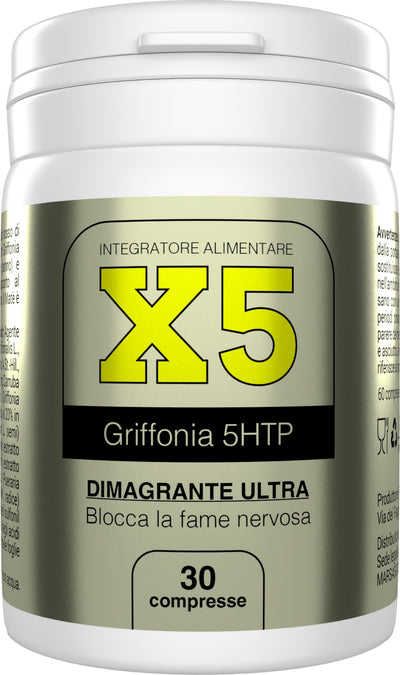 X5 - Integratore Naturale Per Dimagrimento, Sazietà E Bruciatura Dei Grassi Dimagranti Brucia Grassi Potenti 5-htp 60 Compresse Dieta Forte Perdita Di Peso Salute e cura della persona/Alimentazione e nutrizione/Prodotti dimagranti e perdita di peso/Soppressori dell'appetito Beauty Fashion Store - Palermo, Commerciovirtuoso.it