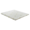 Topper in memory foam 10 cm con rivestimento in aloe vera sfoderabile
