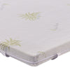 Topper in memory foam 10 cm con rivestimento in aloe vera sfoderabile