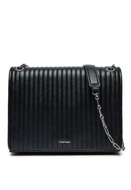 calvin klein BORSA MINI LINE QUILT SHOULDER BAG da donna