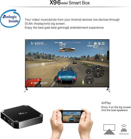 X96 Mini Android Box 7.1 Quad-core S905w 2gb 16gb 4k Smart Tv Wifi Media Player Elettronica e telefonia > Accessori Audio e Video > TV Box Trade Shop italia - Napoli, Commerciovirtuoso.it