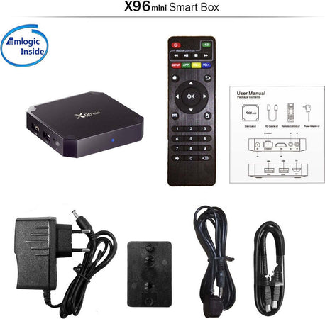 X96 Mini Android Box 7.1 Quad-core S905w 2gb 16gb 4k Smart Tv Wifi Media Player Elettronica e telefonia > Accessori Audio e Video > TV Box Trade Shop italia - Napoli, Commerciovirtuoso.it