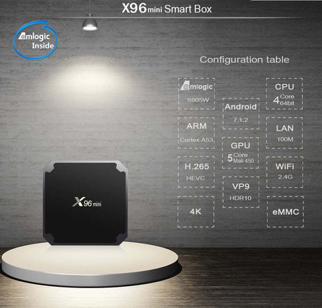 X96 Mini Android Box 7.1 Quad-core S905w 2gb 16gb 4k Smart Tv Wifi Media Player Elettronica e telefonia > Accessori Audio e Video > TV Box Trade Shop italia - Napoli, Commerciovirtuoso.it