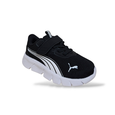 Sneakers bambino PUMA FlexFocus Modern nero bianco con velcro
