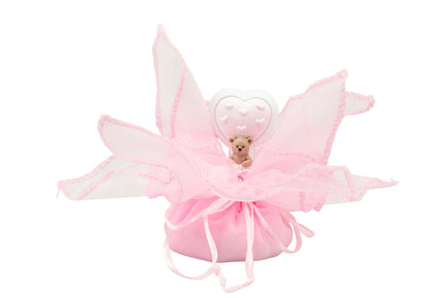 Orsetta  Nascita Bimba 3d mongolfiera resina