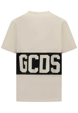 GCDS T-SHIRT BAND LOGO REGULAR T-SHIRT da uomo