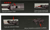 P.1238 Laser Gun Mitra Giocattolo Semi-Automatico con Puntatore Laser, Plastica, 28 cm, per Bambini 8+