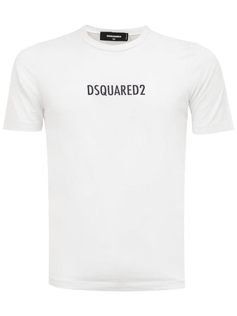 DSQUARED2 T-Shirt con Stampa Dsquared2 da donna