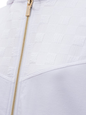 Armani Exchange Felpa con Zip Gold da donna