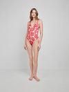 Costume Intero Gisela 2/30180U con Stampa Coralli