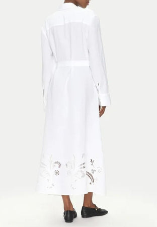Tommy Hilfiger Abito BRODERIE ANGLAISE LI SHIRT DRESS da donna