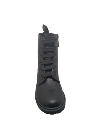Anfibio bambino Cult Martin nero pelle lacci urban style