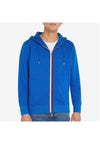 Tommy Hilfiger FELPA SPLIT GLOBAL STRIPE ZIP H00DY da uomo