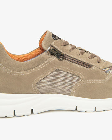 NeroGiardini Uomo sneakers in camoscio e tela
