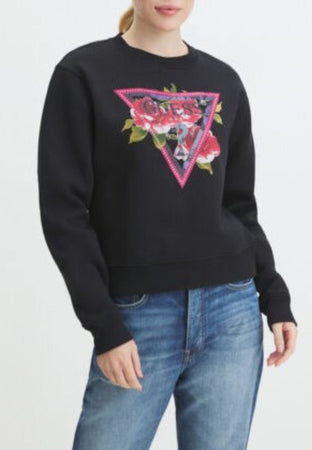 GUESS FELPA LOGO TRIANGOLO da donna