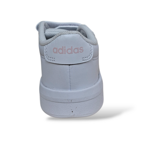 Sneakers bambina Adidas Grand Court 3.0 bianco cangiante pelle