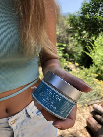 Xfiller - crema antirughe 100% naturale con x50 hyalufiller con drone cosmetico, arricchita con olio di mandorle dolci, burro di karitité, amamelide e olio di cocco pelle più giovane e luminosa 50ml Bellezza/Cura della pelle/Viso/Detergenti ed esfolianti/Trattamenti anti acne e anti macchie Beauty Fashion Store - Palermo, Commerciovirtuoso.it