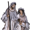 Natività monoblocco per presepe in tessuto decorazione natalizia h 47 cm