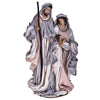 Natività monoblocco per presepe in tessuto decorazione natalizia h 47 cm