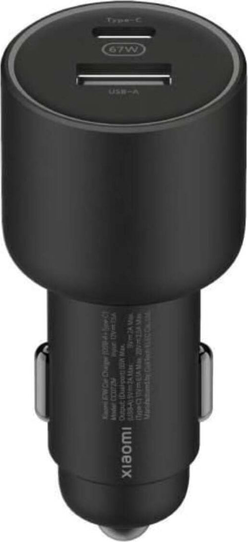 Xiaomi-Caricatore-Auto-67w-Usb-c-+usb-a-Black