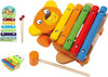 Xilofono-5-Piastre-In-Legno-Sonoro-Musica-Bambino-Bimbi-Musica-Giocattoli