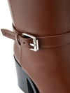 Burberry Stivaletti in Pelle in marrone da donna