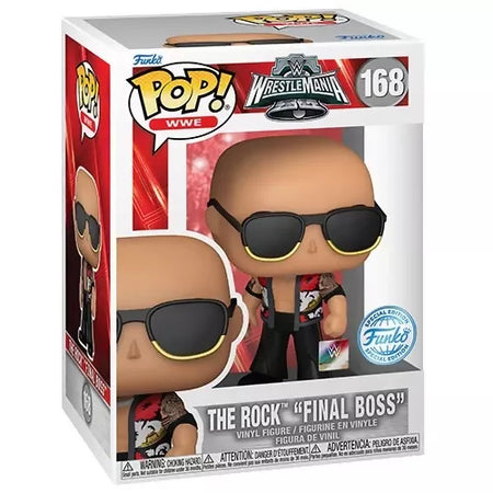 Funko Pop ! Wwe - (168) The Rock "Final Boss"