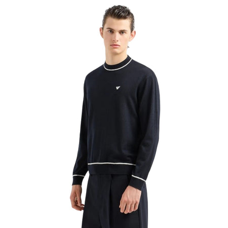 EMPORIO ARMANI maglioni uomo emporio armani - pullover - blu da uomo
