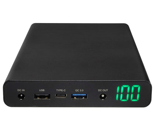 XORO MPB 3000 Power Bank da 30000 mAh con uscita USB QC3.0 USB Power IQ USB Type C e CC 12 V - 16 V - 19 V