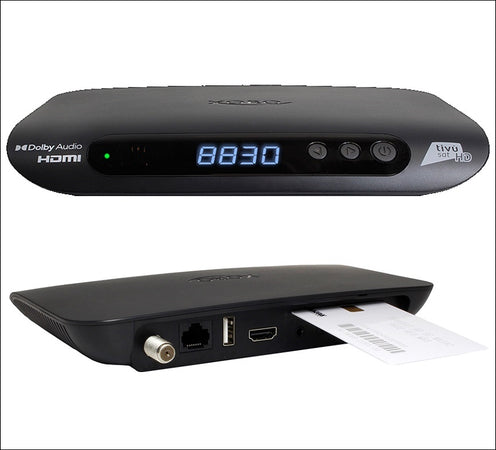 Decoder Satellitare HD Con Scheda Inclusa per Dazn e Tivusat Certificato Xoro 8830