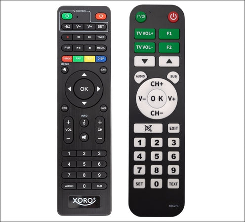 Decoder Satellitare XORO HRS 8830 COMFORT DVB-S2 con due telecomandi e Tessera Tivusat HD