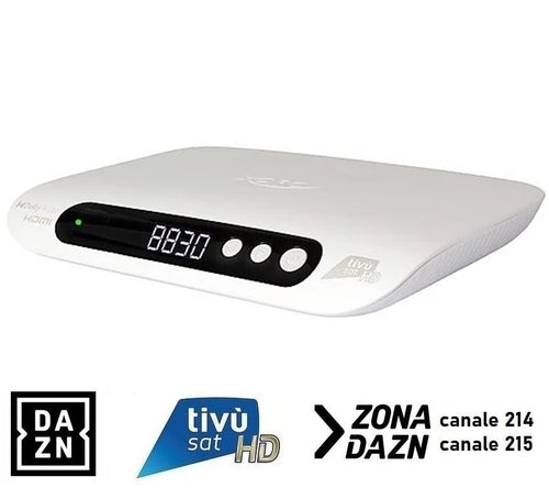 Decoder Satellitare XORO HRS 8830 WHITE DVB-S2 con Tessera Tivusat HD