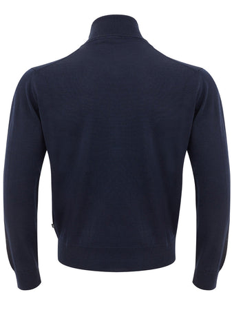 Ferrante Maglione Dolcevita Blu da uomo