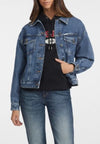 GUESS GIACCA GJ OVERSIZE TRUCKER JACKET da donna