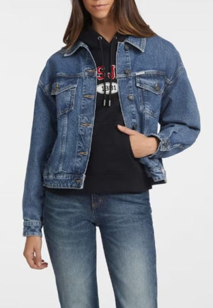 GUESS GIACCA GJ OVERSIZE TRUCKER JACKET da donna