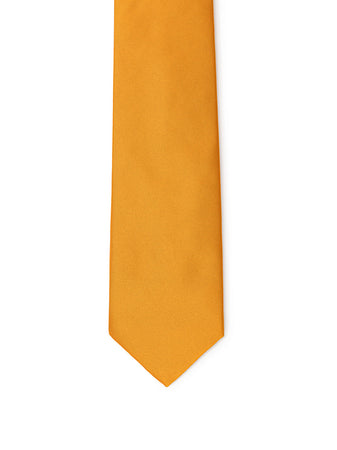 Dolce & Gabbana Cravatta arancione in seta da uomo