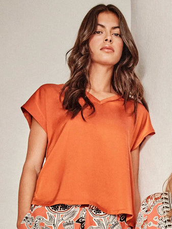 Pigiama Donna Gisela Primavera/Estate 2/20259B Lungo Satinato Stampato