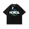 y2k shirts Nera 100% Cotone Y2K Blu & Yellow
