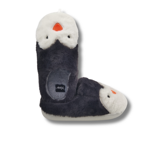 Ciabatte Animali da Donna, Pantofole Invernali Calde e Pelose, Morbide e Simpatiche Babbucce a Pinguino
