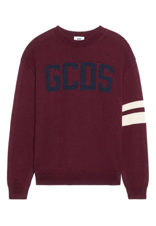 GCDS MAGLIONE LOGO REGULAR SWEATER da uomo