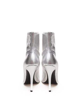 Giuseppe Zanotti Stivaletti Open Toe in Silver da donna