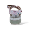 Sandali Bambina Rosa Pinky Punk 50245 – Velcro, Sottopiede Sughero | Scarpetteria Gica